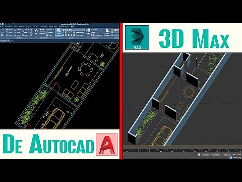 How to import an AutoCAD plan into 3D Max - 2020 | Well explained