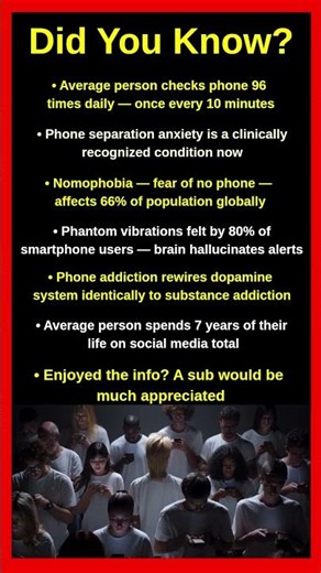 Shocking Facts About Your Phone Addiction Nobody Tells You 📱😱