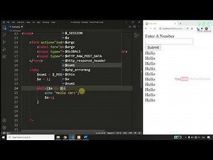 While Loop | PHP Malayalam Tutorial | Part 13 of 22 |