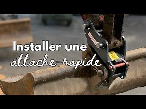 Comment installer une ATTACHE RAPIDE sur votre machine ? - MAXIMA SARL