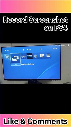 Capture ScreenShots on PlayStation 4 #shorts #playstation