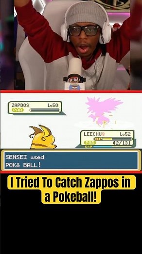 I Tried To Catch Zapdos In A Pokeball!