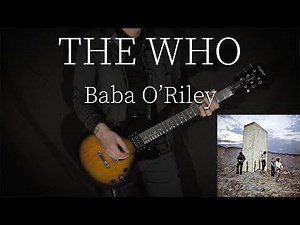 THE WHO - Baba O'Riley - GUITAR COVER