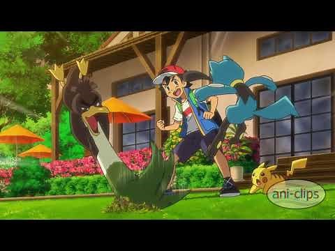 Ash Catch Galarian Farfetch’d - Pokemon Journeys
