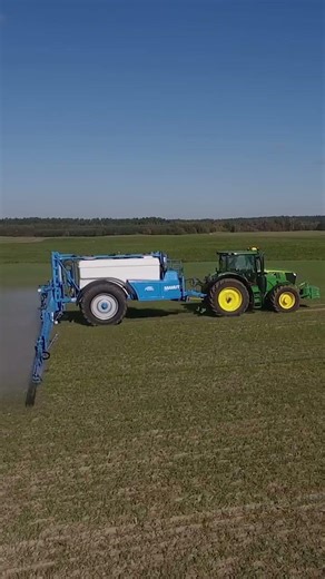 Two AGRIO sprayers on one field #shorts #agriculture