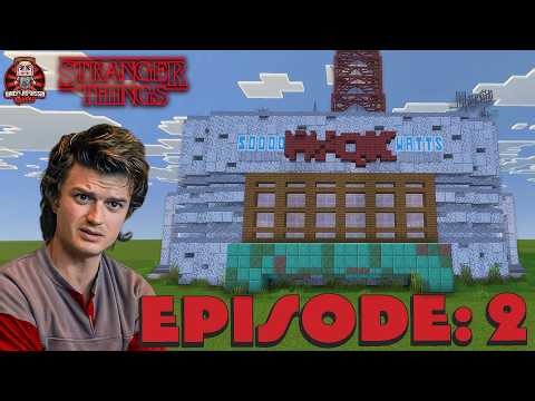 How to build the WSQK from Stranger Things Season 5 in Minecraft!! Ep. 2