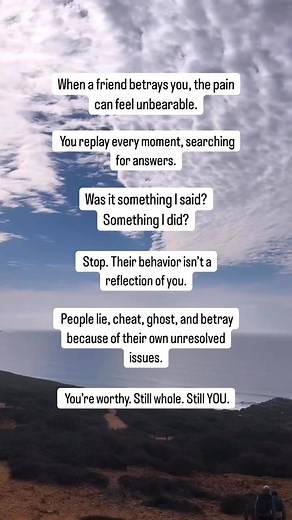 When a friend betrays you, the hurt can be hard to put into words. I’m sending you peace and virtual hugs if you're going through this right now. I know that pain all too well—a friend in high school ghosted me, and it completely devastated me. Then, ten years later, I ran into her unexpectedly. She apologized for how she treated me, saying she was messed up back then and that what she did wasn’t okay. I was shocked, but I accepted her apology and was super polite. Looking back, I can't believe 