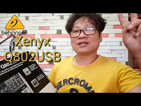 Behringer Xenyx Q802USB Review & Set Up