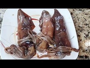 Inihaw na pusit - How to cook grilled squid - Filipino Taste