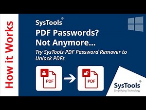 PDF Password Remover | How to Remove Password from PDF | Best PDF Password Unlocker for Win & Mac OS