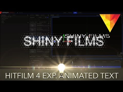 Hitfilm 4 Express Tutorial - How to make Animated Text