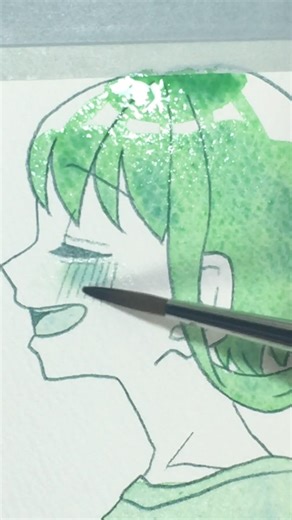 楽に生きる#イラスト #イラストメイキング #水彩 #illustration #watercolor