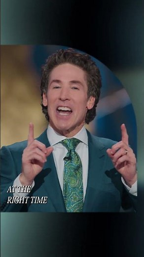 The Right Time | Trust While You're Waiting | Joel Osteen