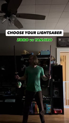 2.1K views · 224 reactions | Choose Shaggy’s lightsaber! Zoro from One Piece or Tanjiro from Demon Slayer! #starwars #lightsaber #shaggy #zoro #tanjiro | The Shaggy Sabersmith | Facebook