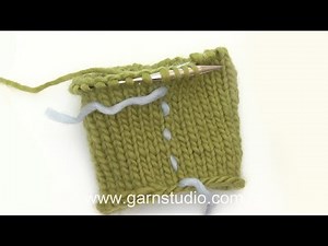 How to use a marking thread (MT) between two stitches