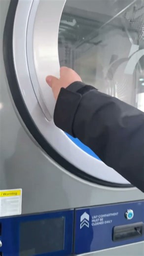 Kingstar Stackable Dryer: 304 Stainless Steel Drum with Hot & Cold Air Circulation