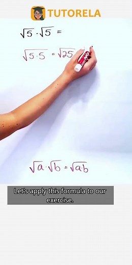 Solving √5 × √5: Multiply Square Roots Simplified #Math #RulesOfRoots #ProductPropertyOfSquareRoots