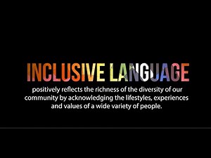 Inclusive Language Guide
