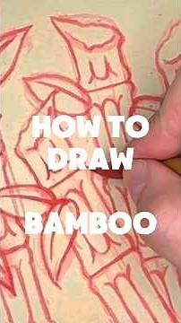 How to Draw Bamboo Tutorial