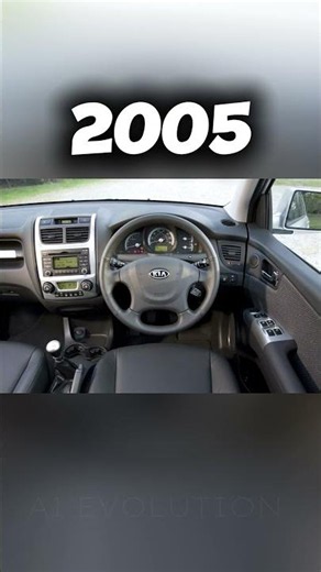 Evolution of kia Sportage interior(1993/2026)#kia #kiasportage#2026#interior #evolution#viral#shorts