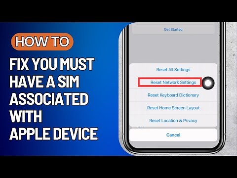 Fix: You Must Have A Sim Associated With An Apple Device to Be Used for iMessage and Facetime