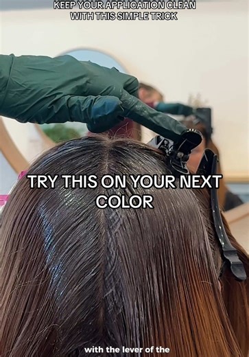 this SIMPLE application hack is the secret to keeping your colors clean 💌 #hairstylisttips #hairtricks #redkenformula #salonowner #blondingspecialist