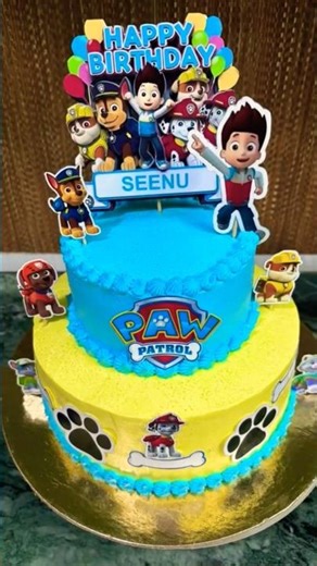 2 kg paw patrol theme cake #2026 viral cake design#by bkrp baking#🎂🎂👌👌