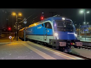 Einfahrt ÖBB RJ 375 “Vindobona” Praha hl.n. - Wien Hbf in Wien Hbf (08.11.2025, 4K HDR)