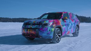 2027 Volkswagen Atlas prototype driving video