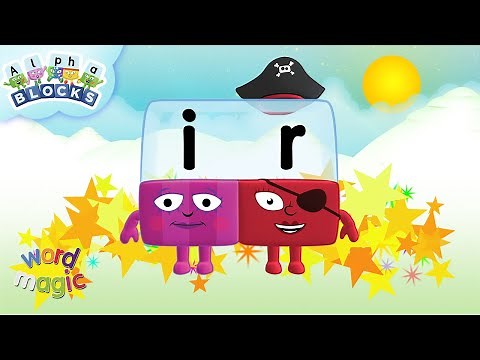 Learn to Read IR | Back to School Phonics and Word Magic | @officialalphablocks