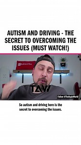 3.5K views · 105 reactions | Here is the secret to autism and driving...
