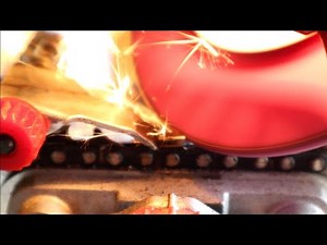 Sharpening a Chainsaw with Oregon 620 Chainsaw Sharpener