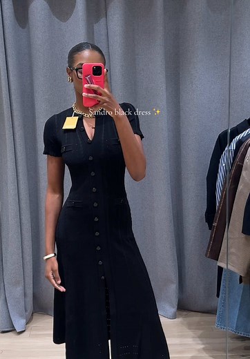 Explore Stylish Sandro Black Dress for Fall Fashion