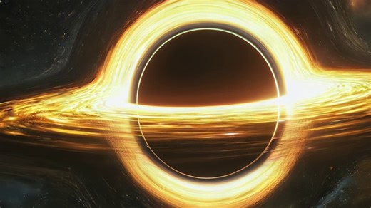 Black Hole, Accretion Disk, Interstellar. Free Stock Video