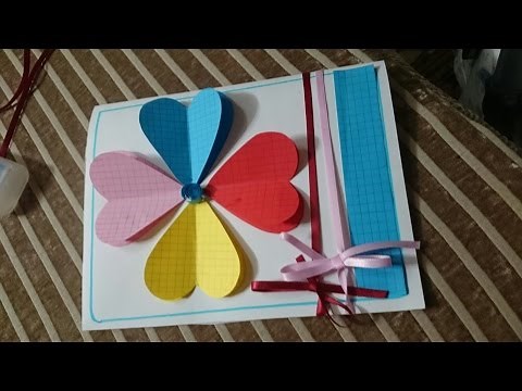 How to Make HandMade Greeting Cards - DIY - Tutorial .