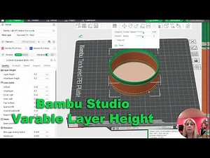 Bambu Studio Variable Layer Height #3dprinting