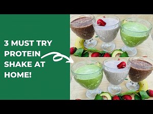 Protein Shake | Protein Shakes Homemade (Strawberries Shake /Banana Shake) Milkshake Recipe