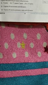 Express the following as rupees using decimals.(i) 9 paise(i... | Filo