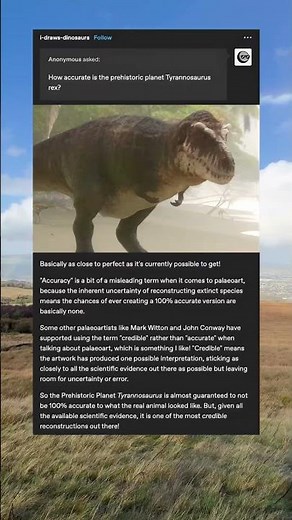 Prehistoric Planet T-Rex is scientifically perfect 🦖 #dinosaurs #educational