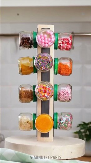 The Easiest DIY Kitchen Organizers Ever! #organization #storage #kitchengadgets