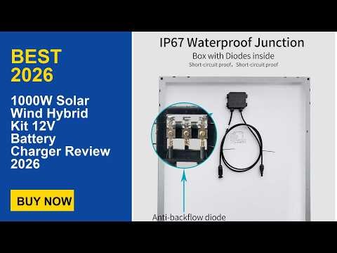 1000W Solar Wind Hybrid Kit 12V Battery Charger Review 2026