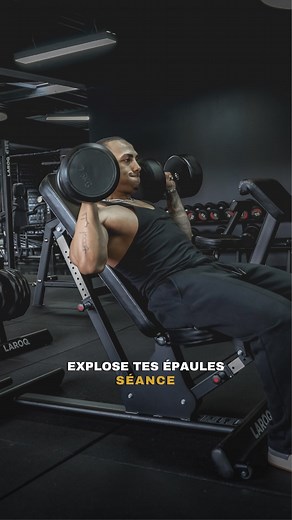 14K views · 164 reactions | Séance épaules 便 ⇾ Développé militaire...