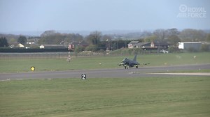 10K views · 400 reactions | RAF Typhoon Display Team take-off yesterday at the start of a display practice flown by Flt Lt Peterson. Video by Cpl Phil Major ABIPP ARPS. | Royal Air Force Coningsby | Facebook