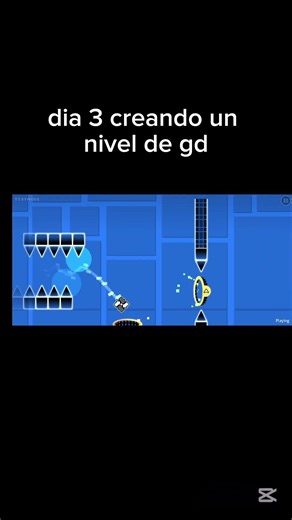 día 3 haciendo un nivel de gd #geometrydash #gd