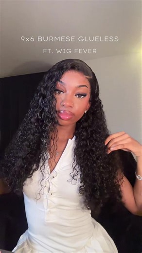 Beginner-Friendly 9x6 Burmese Curly Wave Glueless Wig