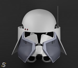 Bacara Helmet STL | Star Wars Clone Trooper 3D Print Files - Etsy