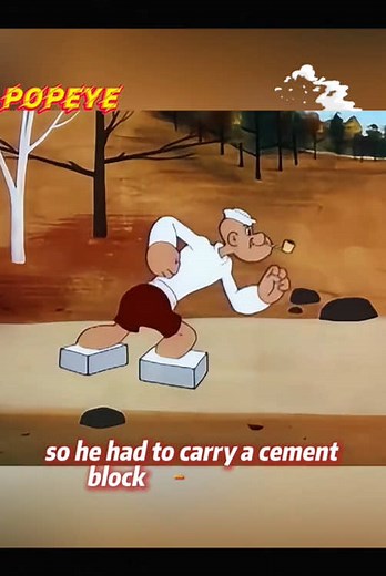 The Toughness of Popeye: A Humorous Animation