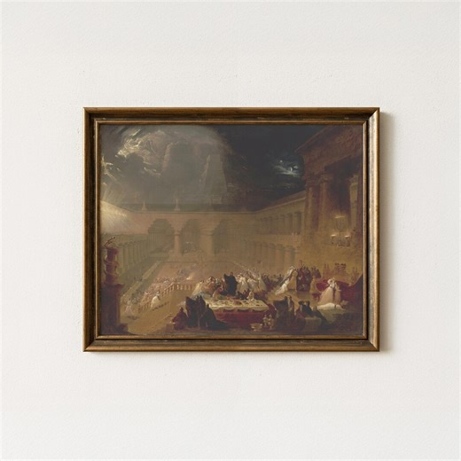 Vintage Biblical Art Print, Romantic Era Chiaroscuro Reproduction, Warm Toned Wall Art - Etsy