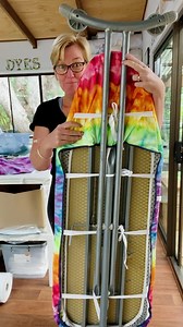 My personal design for the most secure, fit for any ironing board. All your questions answered right here. I doubt you’ll find an ironing board cover that will bring more joy to this (mostly) unloved task. In fact ••• I believe you’ll be looking for extra ironing just do you can use this! | Sewcial Dyes - Fabric Artist