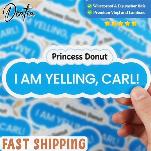 Princess Donut, Princess Donut Sticker, Dungeon Crawler Carl Sticker, Dungeon Crawler Carl, You Will Not Break Me Sticker, Goddammit Donut - Etsy